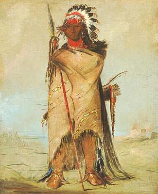 George Catlin Fort Union 1832 Crow-Apsaalooke oil painting Spain oil painting art